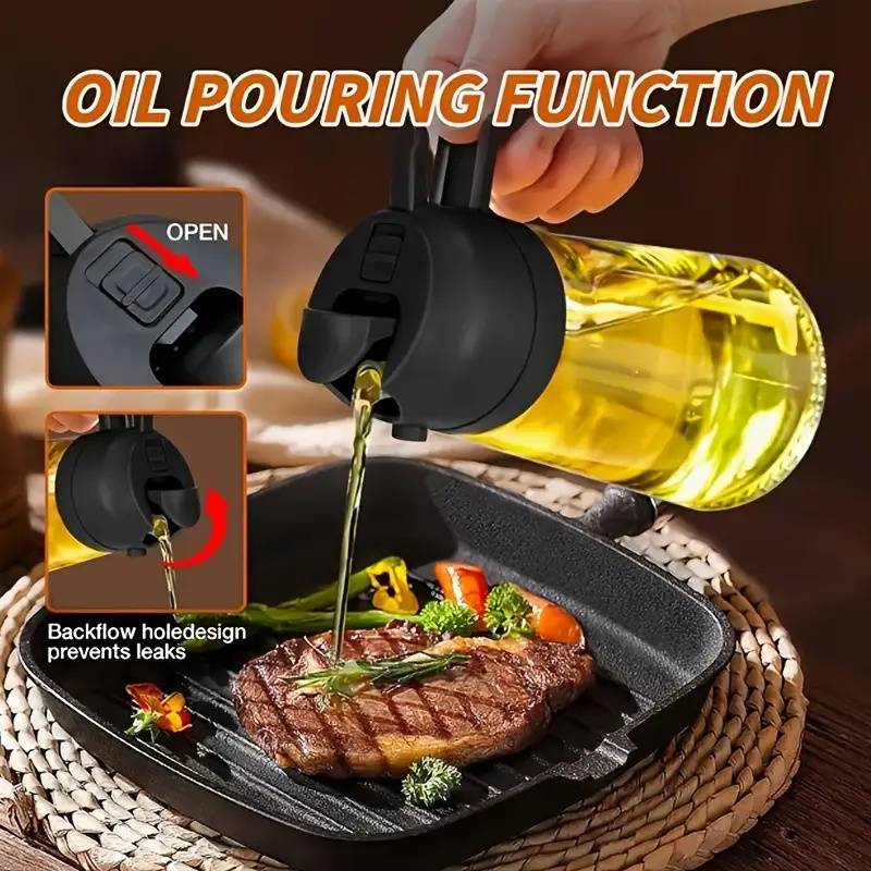 470ml Kitchen Oil Spray Bottle - Camping Cooking Oil Container ulasan dan harga