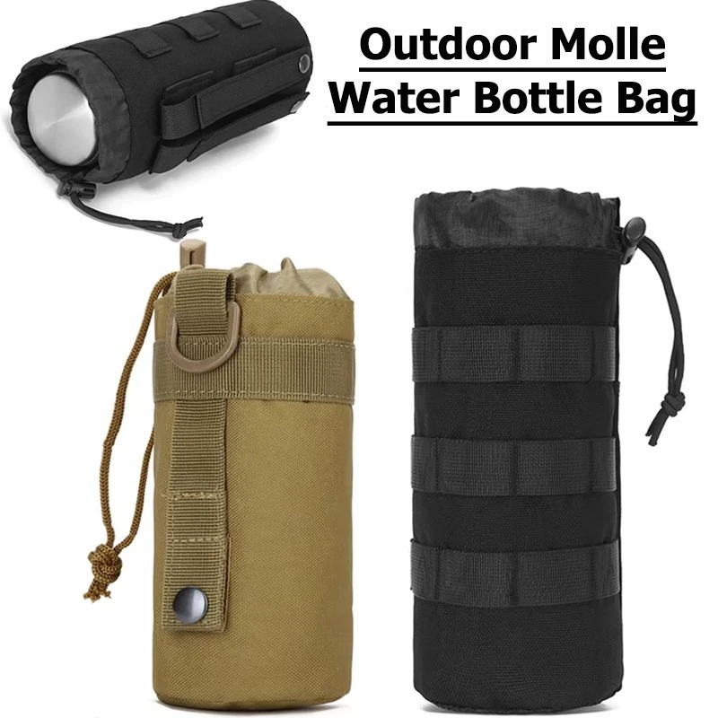 Outdoor Molle Water Bottle Bag - Camping Cooking Bag ulasan dan harga