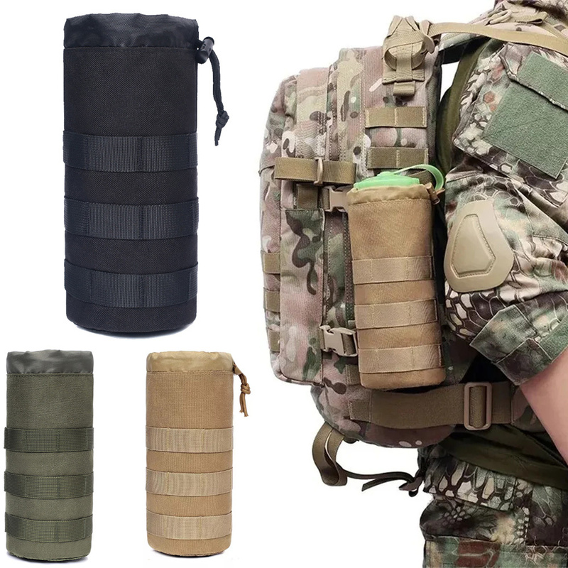 Outdoor Molle Water Bottle Bag - Camping Cooking Bag ulasan dan harga