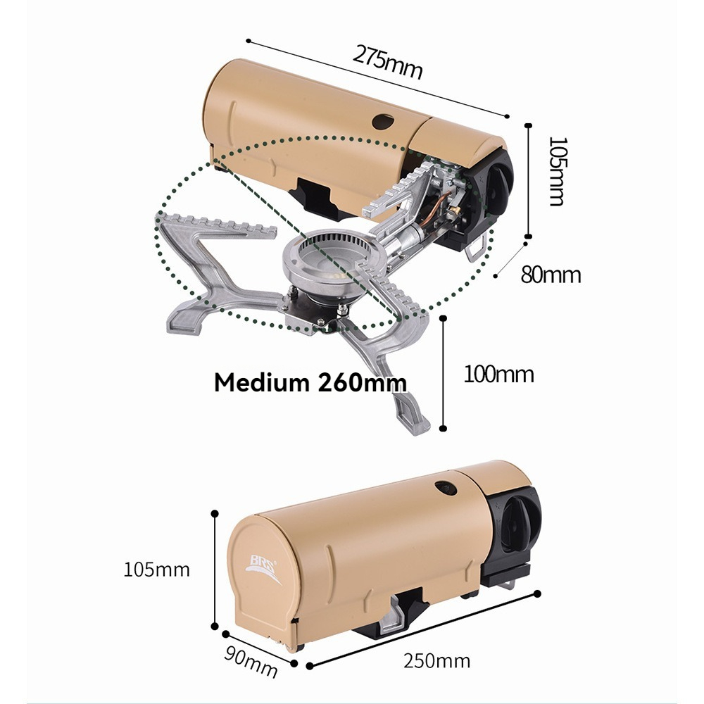 BRS-99 Camping Outdoor Portabl - Camping Cooking Equipment Gas ulasan dan harga