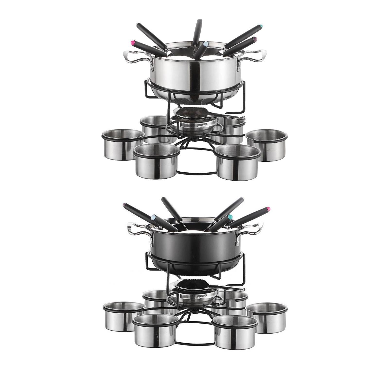 Fondue Pot Set Cooking Stove T - Camping Cooking Pot Stainless Steel ulasan dan harga
