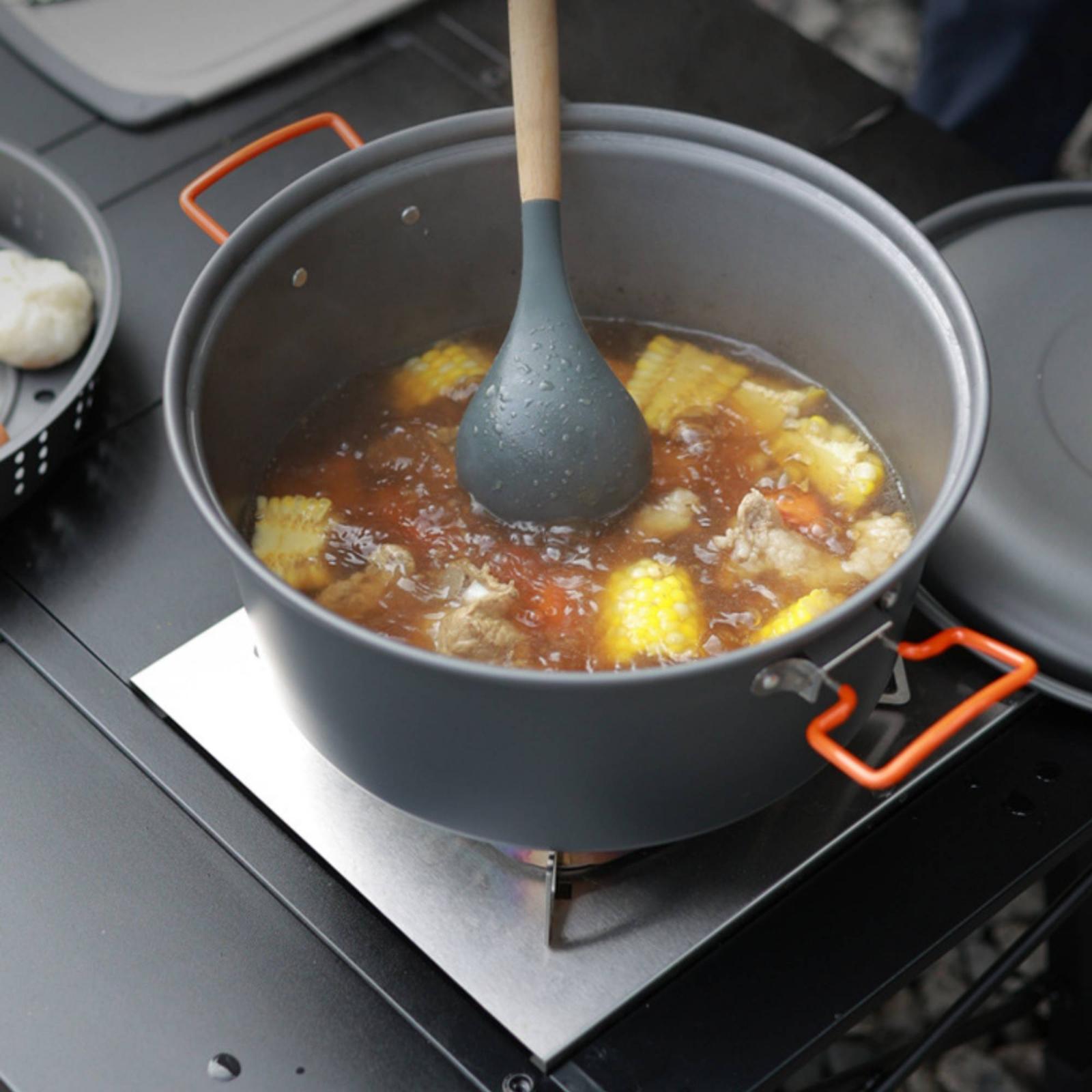 Outdoor Camping Pot Large Capa - Camping Cooking Vessel ulasan dan harga