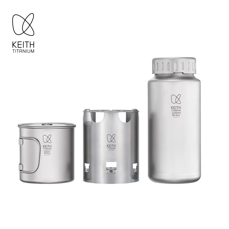 KEITH Pure Titanium Nesting Ca - Camping Cooking Device ulasan dan harga