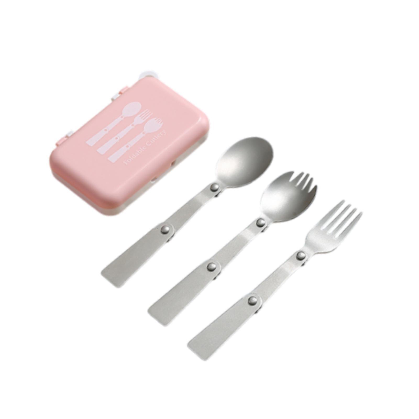 Camping Cutlery Set Folded For - Camp Spork Set ulasan dan harga
