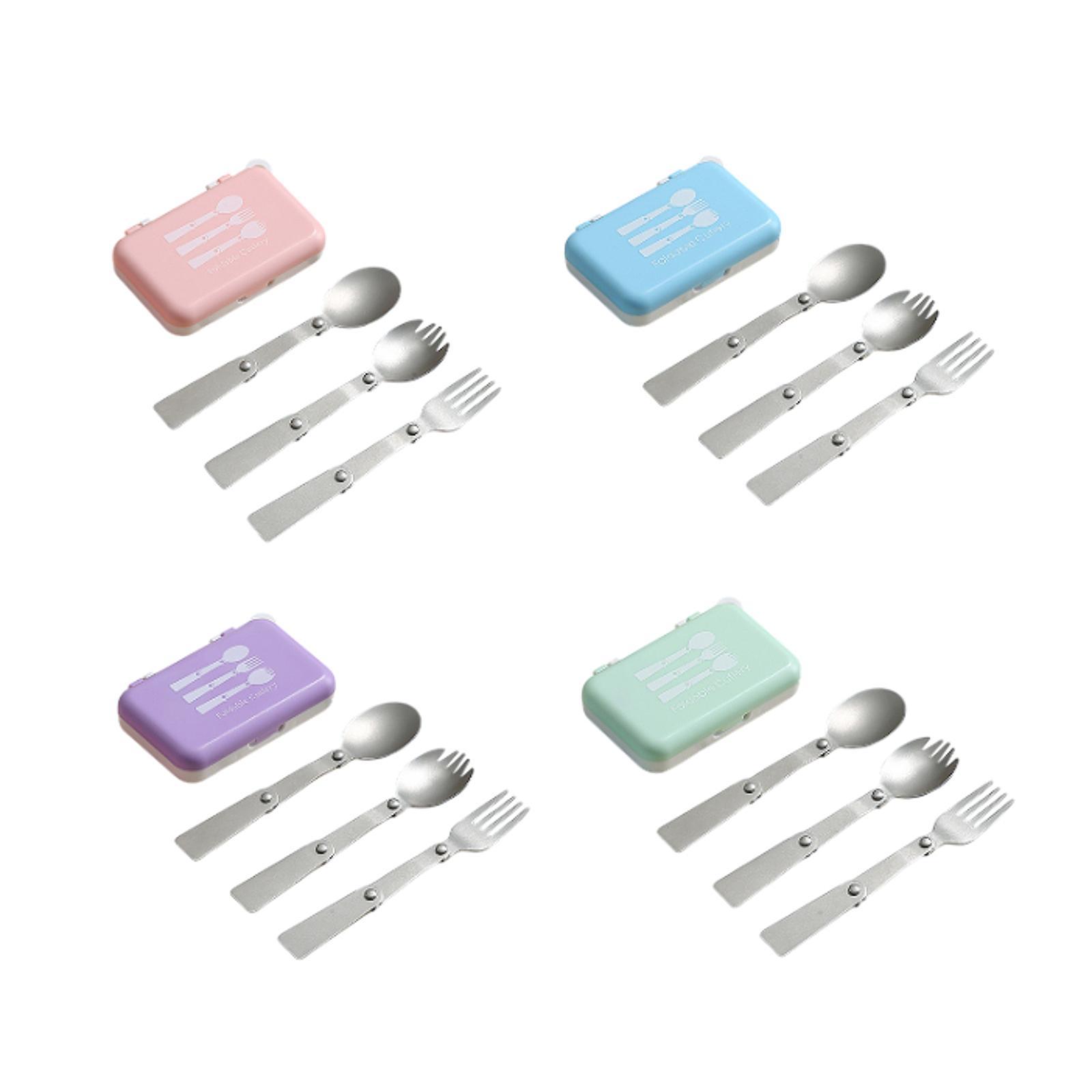 Camping Cutlery Set Folded For - Camp Spork Set ulasan dan harga