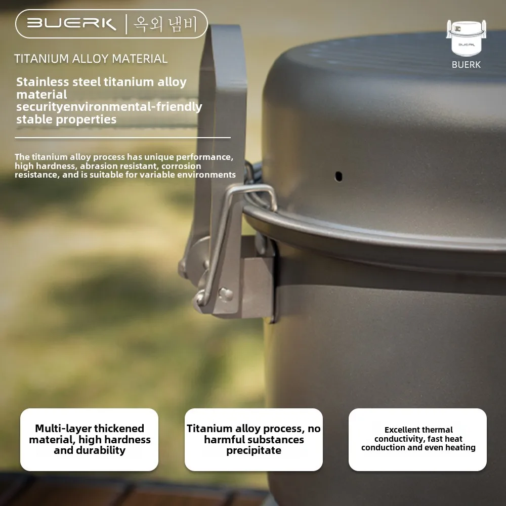 Outdoor Camping Multi Function - Camping Cooking Pot Stainless Steel ulasan dan harga