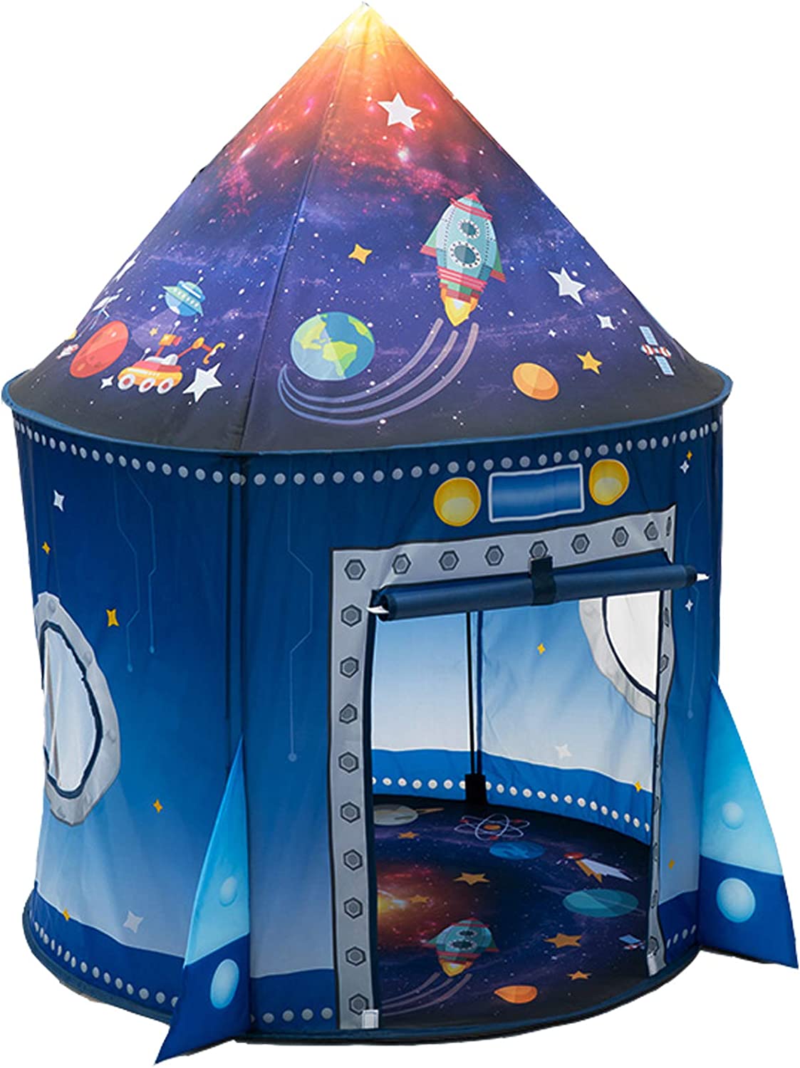 Rocket Ship Kids Tent Pop Up P - Campfire Cooking In Another World ulasan dan harga