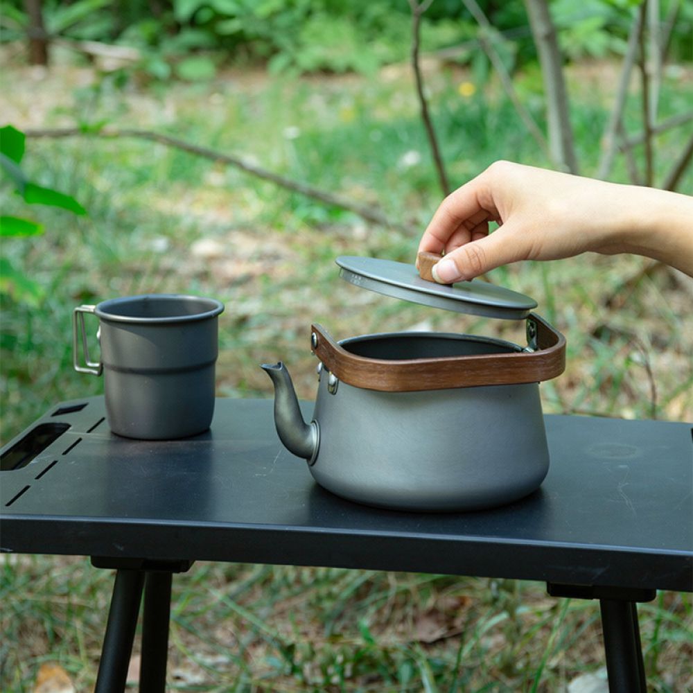 Camping Hiking Water Kettle Al - Camping Cooking Vessel ulasan dan harga