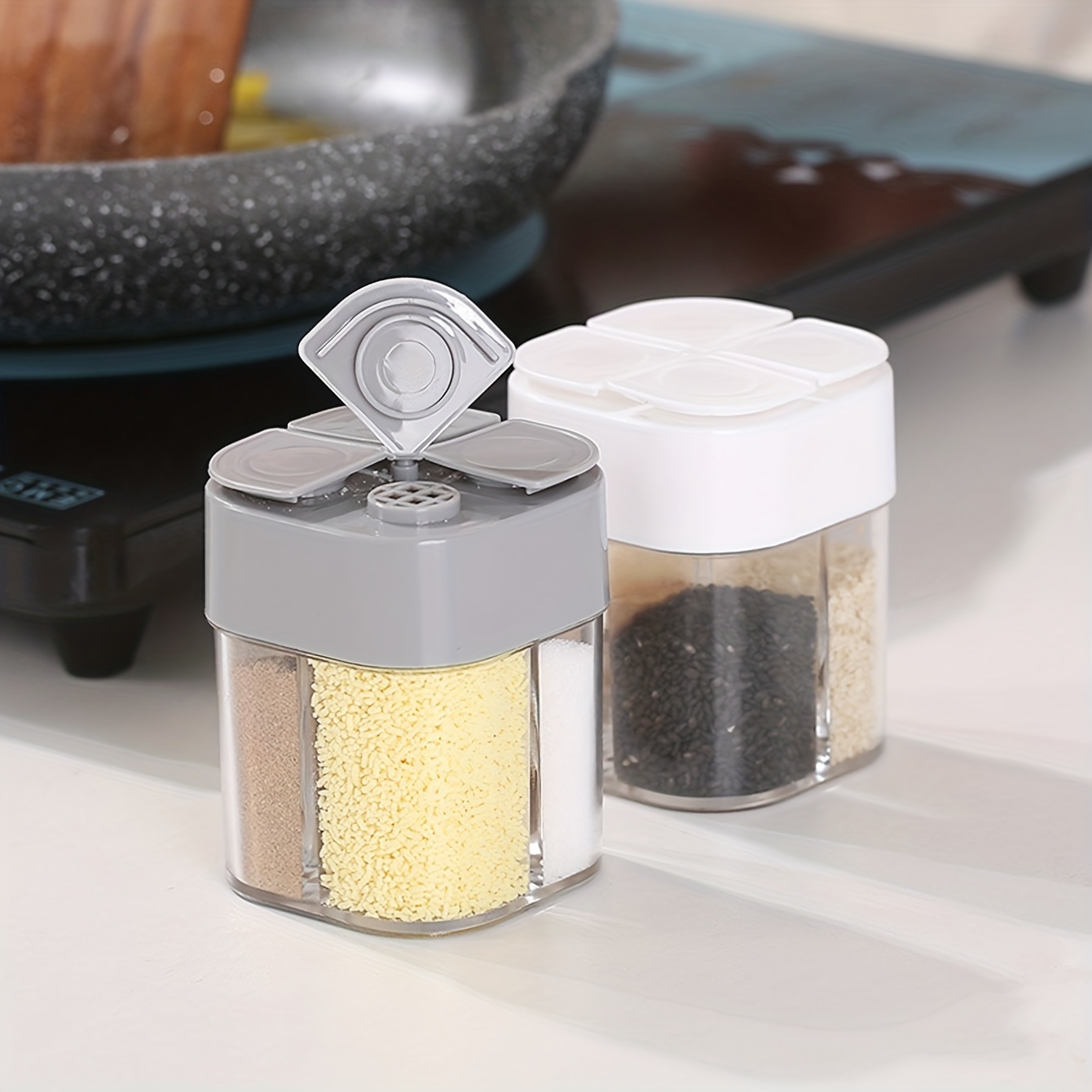 4in1 Camping Seasoning Shaker  - Camping Cooking Oil Container ulasan dan harga
