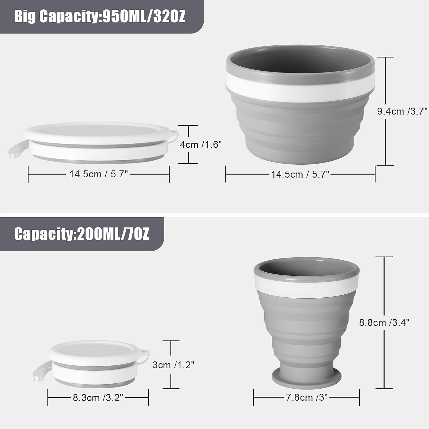 Collapsible Silicone Cup and B - Camp Spork Set ulasan dan harga