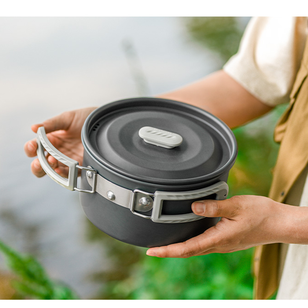 Naturehike Outdoor Pot Set,Cam - Camping Cooking Pot Stainless Steel ulasan dan harga