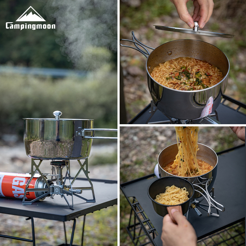 CC-18 Thickened Composite Stai - Camping Cooking Top ulasan dan harga